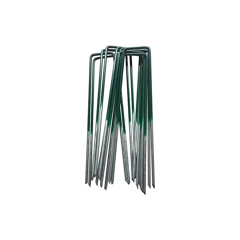 G&B Garden Half Green Artificial Grass Pegs to pin, astro