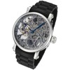 rougois Hand Wind Mechanical Watch with Rubber Strap