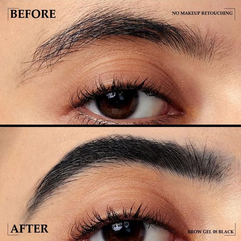 Gel para cejas, Kit de tinte para cejas marrones, Kit