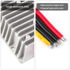 SUPERNIGHT DC 12V Step Up to 24V 20A 480W Boost Converter Waterproof Voltage Regulator for Golf Cart Club Car