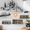 OUUTMEE Spice Rack Wall, Spice Rack, Pack of 2 Spice