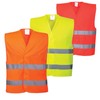 Portwest Two Reflective Stripes Hi-Vis Vest Size S/M Orange C474ORRS/M