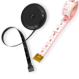 Cinta Métrica Corporal y Cinta Métrica Suave,150CM/60inch Legibilidad a Doble Cara, Cinta de Costura para Medir la Caderas Brazos Costura, Hacer Manualidades, el Cuerpo, Deporte, Pérdida de Peso