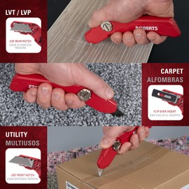 ROBERTS 3-in-1 Carpet, Vinyl, and Utility Knife
