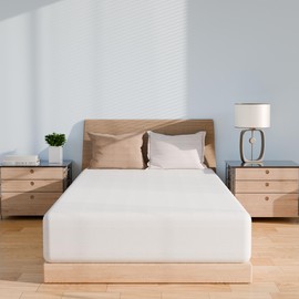 Twin Mattress, 10-inch for Kids Adults Gel Memory Foam [Premium Version] Medium-Firm, Twin Size Mattresses Bed in a Box, Fiberglass Free, Cooling Sleep & Pressure Relief, Certified Safe Foams & Fabric