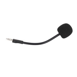 Replacement Game Voice Mic Boom for Arctis 1, 3.5mm Headphone Microphone Boom Noise Cancelling Detachable Game Boom Microphone Replacement