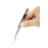 Remos Clamping or Cross Tweezers with Curved Tip Made of