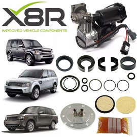 X8R LAND ROVER RANGE ROVER SPORT HITACHI AIR COMPRESSOR AND FILTER DRYER REBUILD KIT
