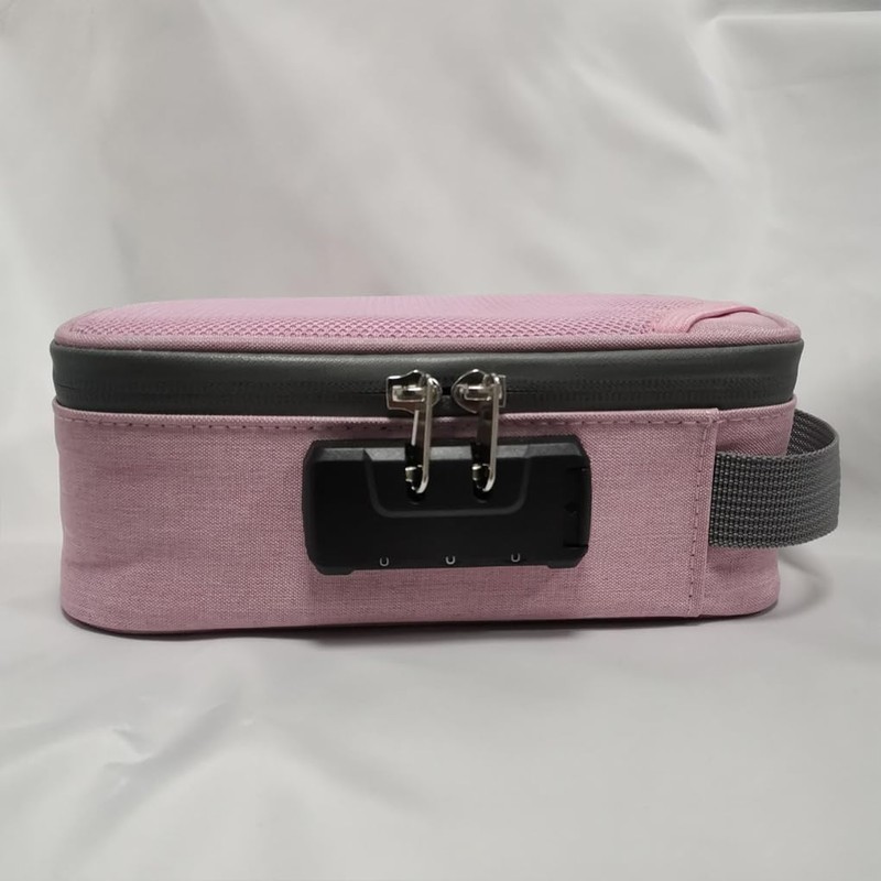 Makeup Organiser Bag Lockable Box for Brushes and Cosmetics Travel-Friendly