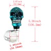 Abfer Car Steering Wheel Suicide Control Knob Skull Shape Power