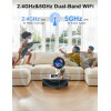 Smart Clock Camera,5G&2.4G WiFi Security Camera Indoor,2K Cameras for Home