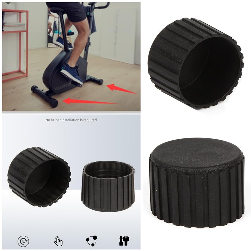 SquEqu 8 Pack Weight Bench End Caps Replacement Exercise Steppers