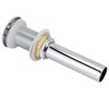 Bathroom Sink Drain Electroplating Popup Wash Basin Drainer Stopper NonOverflow(Popup