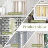 TANGWIN Antique White Curtain Rods for Windows 28 to 48