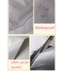 Blackout Drapery Shade Fabric Black and Silver 100 Percent Shading