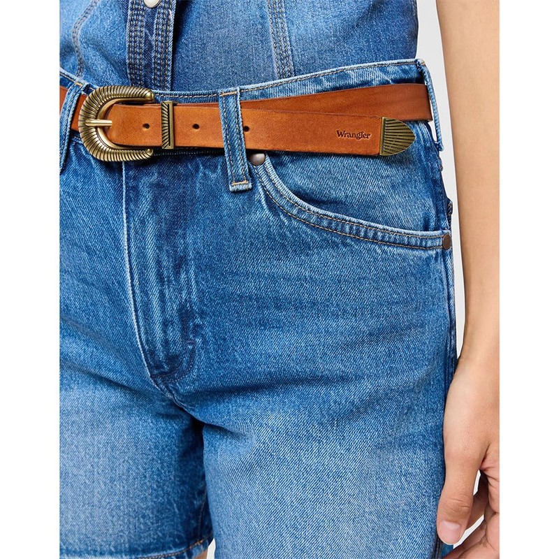 Wrangler Women's Western Sun Belt, Cognac