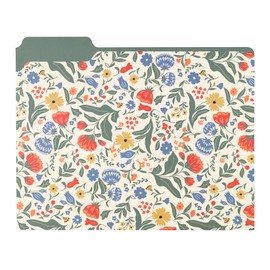 Steel Mill & Co Cute File Folders, Set of 9, Document Organizer for Filing Cabinet, Decorative Letter Size Files, Wanderlust