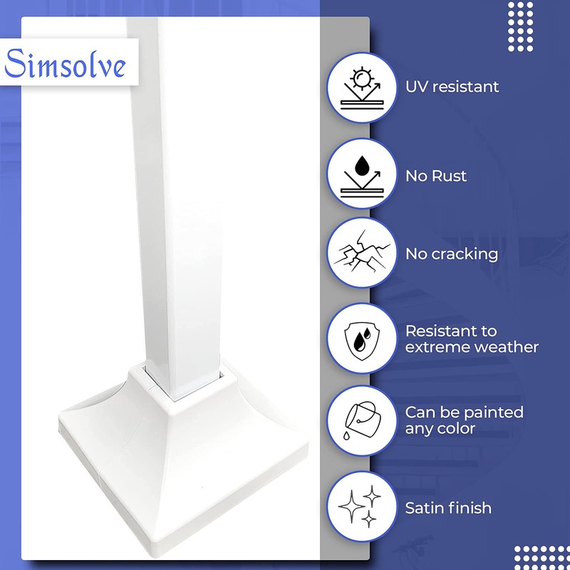 Deck Post Base Cover – Durable, Snap-Together Shoe Base Instantly