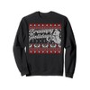 Braapy Holidays Funny Sled Snowmobile Braap Ugly Christmas Sweatshirt