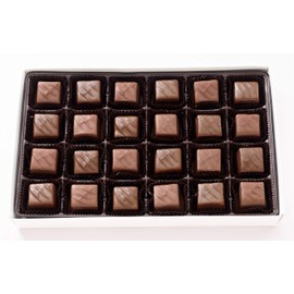 Vermont Nut Free Chocolates Boxed Chocolate Caramels (Milk Chocolate) 24-Piece, Nut-Free, Egg-Free, Kosher