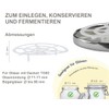 mikken 20 Plastic Grids Diameter 70 mm Fermentation Weight -