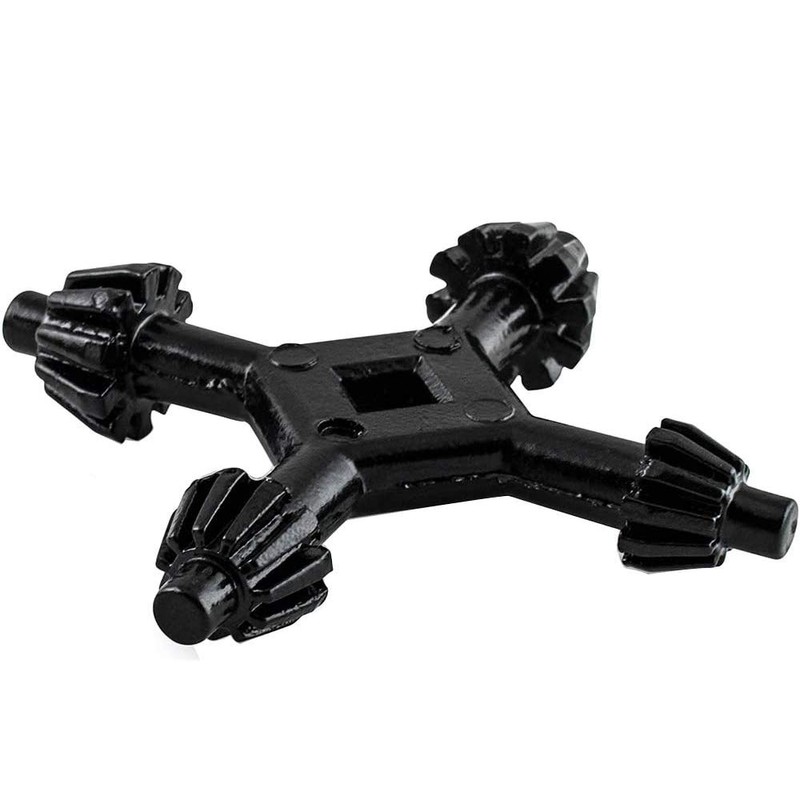Eyech 2Pcs 4 in 1 Drill Chuck Key, 4 Way
