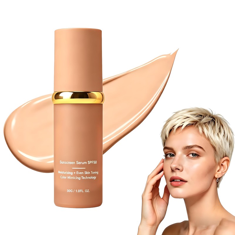 Biomimic Foundation 4 en 1, Base de Maquillaje Alta Cobertura