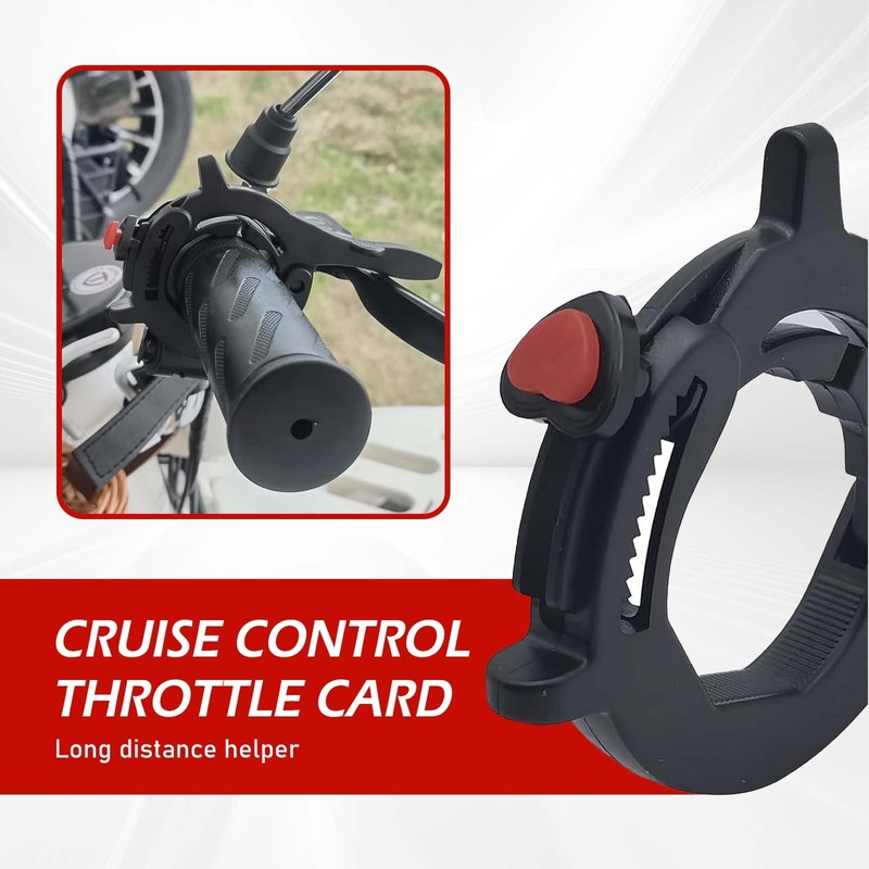 Ferianl Motorcycle Cruise Control Assist, Throttle Lock, Throttle Mounted Motorcycle