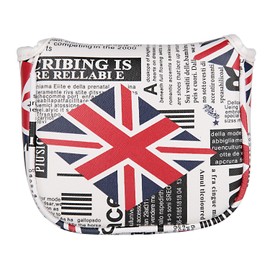Mallet Golf Headcover Putter Cover Magnetic Odyssey 2 Ball Tailor Made Spider Putter Magnetic Closure American Flag British Flag