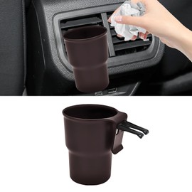 Car Cup Holder Hook, Wear-Resistant Auto Drink Holder, Vehicle Drink Bottle Container with Air Vent Clips, Multi-Function Organizer Auto Accessories Universal for Cellphone Key Coffee Soda Can