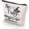 Brand: Paliboiu Magic Wizard Makeup Bag Funny Not Today Cosmetic