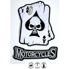 Set of 2 Skull and Motorcycles Chapter Biker Patch Jacket