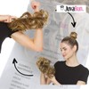Juvabun Messy Bun 2.0 Reddish Blonde Hair Bun Extension Soft