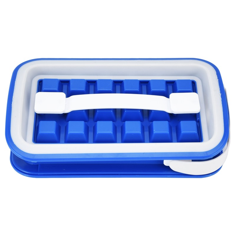 Ice Cube Tray Stretchable Easily Cleaning Saving Space Ice Making