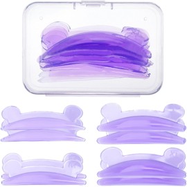 Varillas para levantar pestañas,Almohadillas para levantar pestañas - 4 pares de rizadores permanentes de pestañas estilo oso de silicona - Almohadillas reutilizables para levantar pestañas, ri
