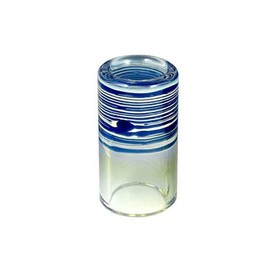 Silica Sound 425 Thick Shorty Glass Slide - Cobalt Blue