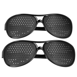 Gafas Estenopeicas, Gafas de Rejilla Gafas Estenopeicas Gafas de Rejilla para Entrenamiento Ocular Gafas Estenopeicas para Entrenamiento Ocular Y Relajación(ni?os)