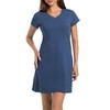 SHCNSJC Women's Nightdresses Nighties for Women Short Sleeve V Neck