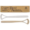 2 Bamboo Toothbrushes with 2 Cornstarch Tongue Scrapers - Eco-Friendly