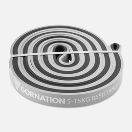 GORNATION Resistance Band - Resistance Band for Fitness, Calisthenics, Strength Training & Home Gym - Elastic Gymnastics Band - Light, 5-15 kg