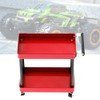Tool Trolley, Tool Organiser Compatible Metal with Wheels for RC