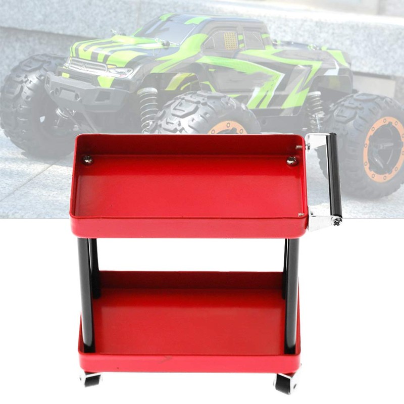 Tool Trolley, Tool Organiser Compatible Metal with Wheels for RC