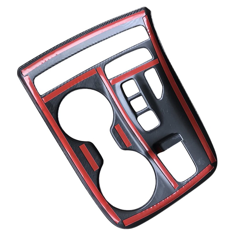 ruihe Carbon Fiber Pattern Car Gear Shift Knob Console Panel