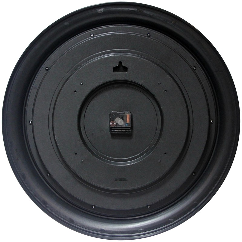 Infinity Instruments 24 inch Traditional Large Non-Ticking Silent Battery Operated