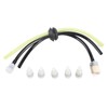 3 Hole Fuel Line Grommet Fuel Vent Kit Garden Tool