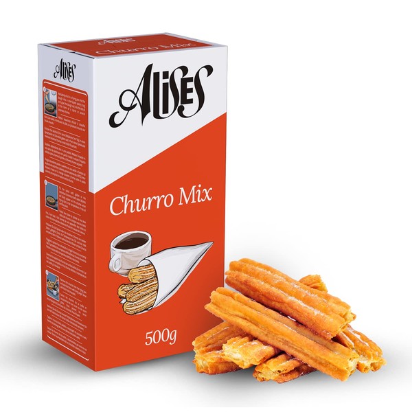 Alises Spanish Churros Mix 500g with Piping Bag | Spanish Food Gifts | Churro Mix & Doughnut Mix | Spanish Sweets