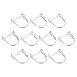sourcing map 10Pcs 11/16" Dia Trailer Coupler Pin, 1-3/8" Long Coupler Pin Shaft Locking Pin, Round Pto Pin for Farm Trailers and Garden