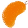Holibanna Pack of 2 Simulation Fruit Orange Key Fob Artificial