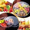 FVIEXE 25PCS Fruit Serving Tray with Lid, Party Fruit Veggie