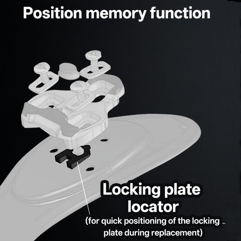 YYunying Non-Slip TPU Surface Cycling Cleats with Memory Positioner Function
